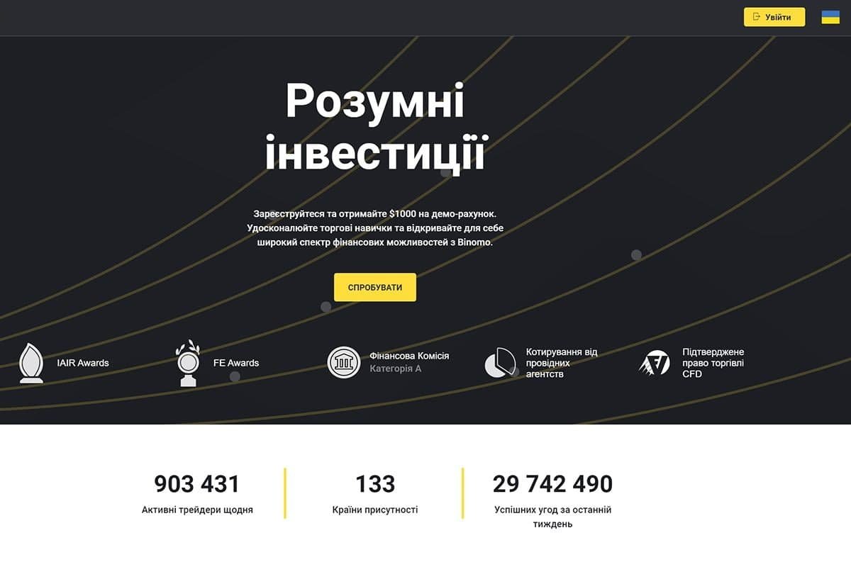 Binomo: надійна торгова онлайн-платформа в Україні 1