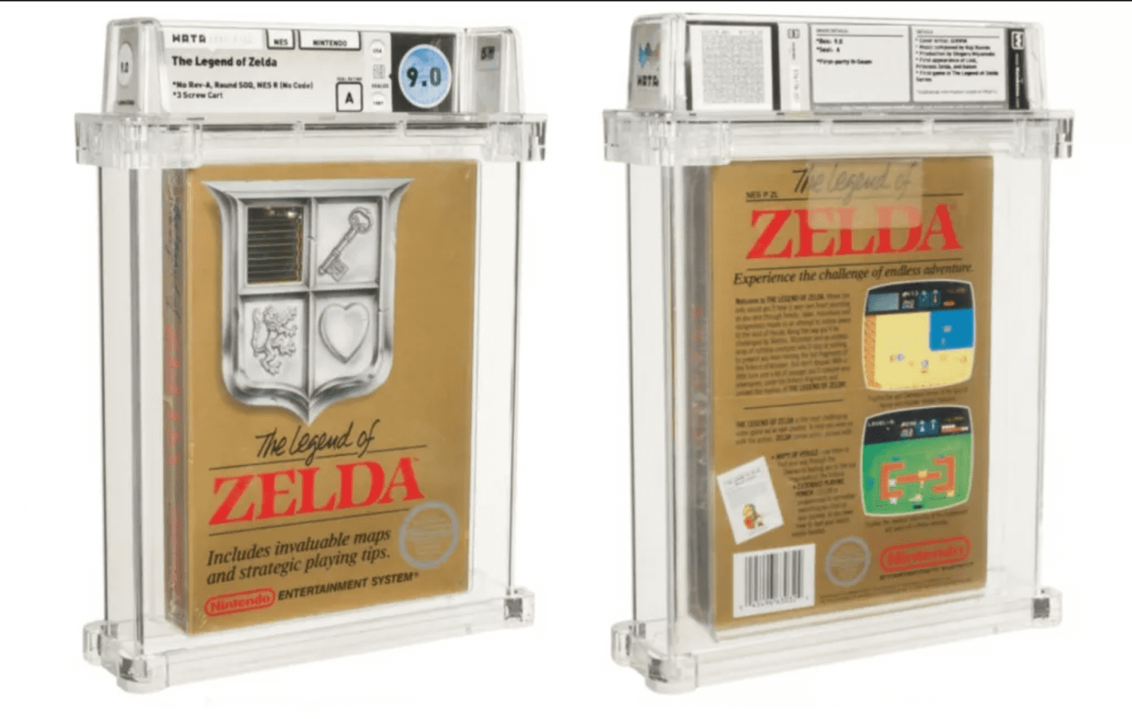 Закрытый и очень редкий картридж Legend of Zelda для NES продают на аукционе за 110 тысяч долларов 1