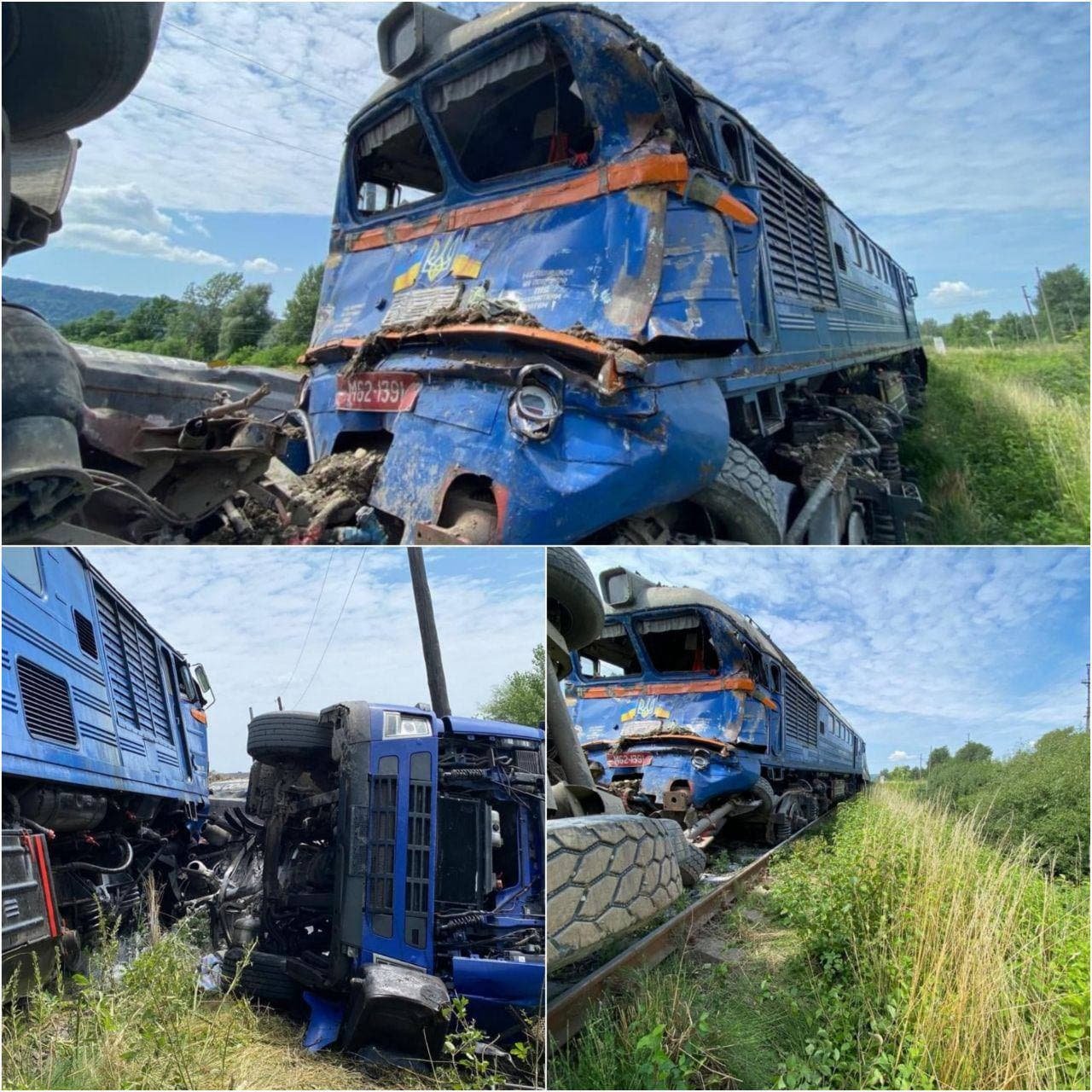 Поезд из Закарпатья в Киев после столкновения с грузовиком задержится почти на три часа 1