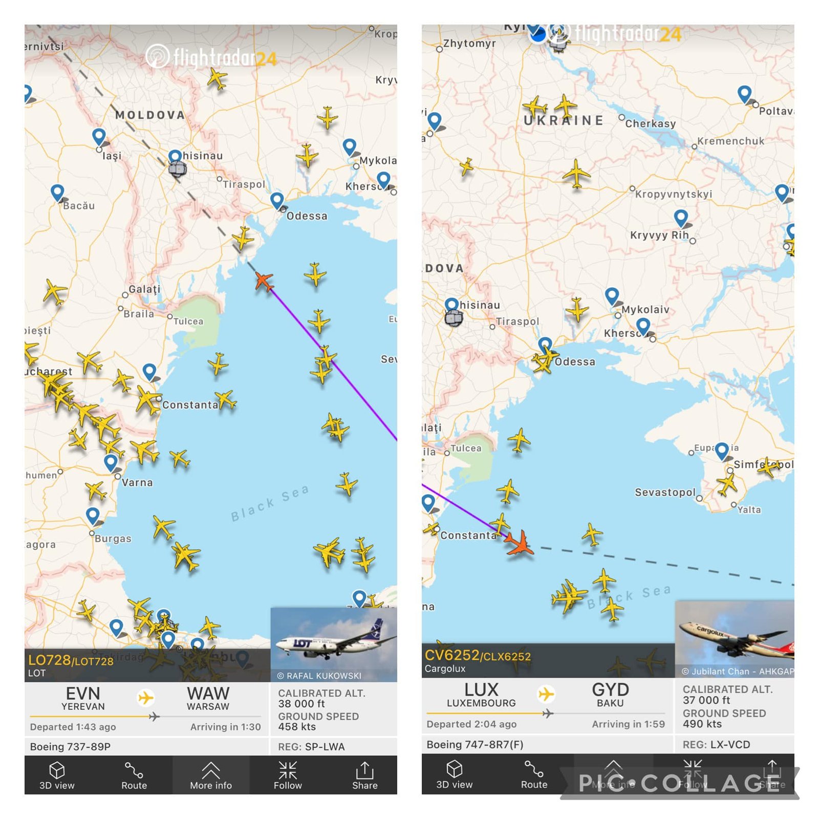 Украина разрешила польской авиакомпании летать над оккупированным Крымом 1