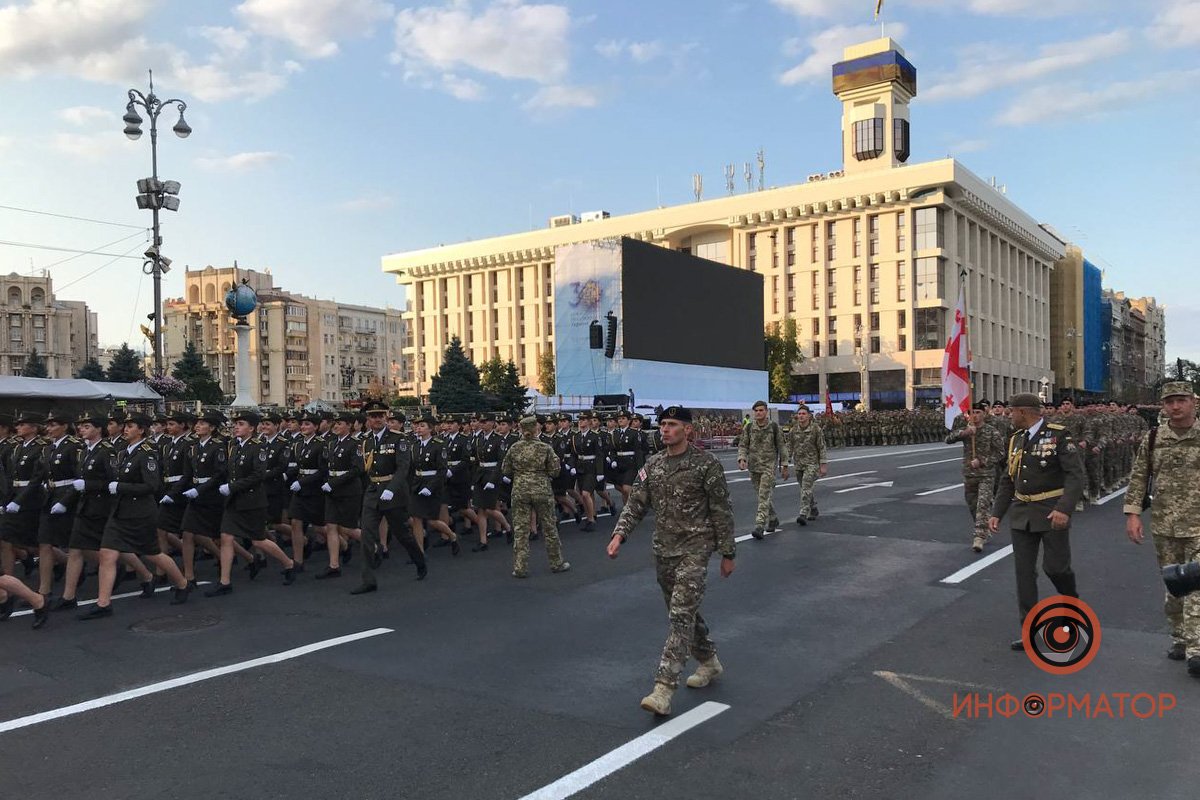 Подготовка к параду ко Дню Независимости в Киеве идёт полным ходом: фото и видео с Крещатика 14