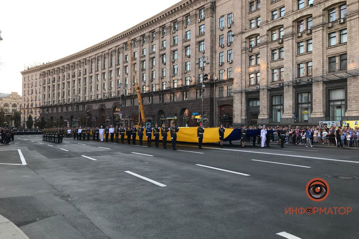 Подготовка к параду ко Дню Независимости в Киеве идёт полным ходом: фото и видео с Крещатика 21