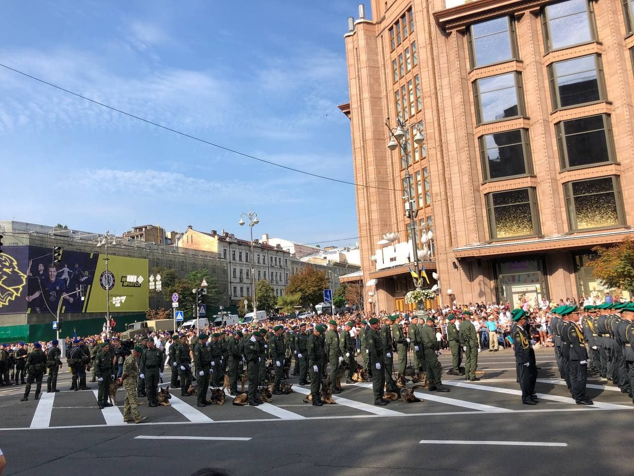 Подготовка к параду войск Подготовка к параду войск
