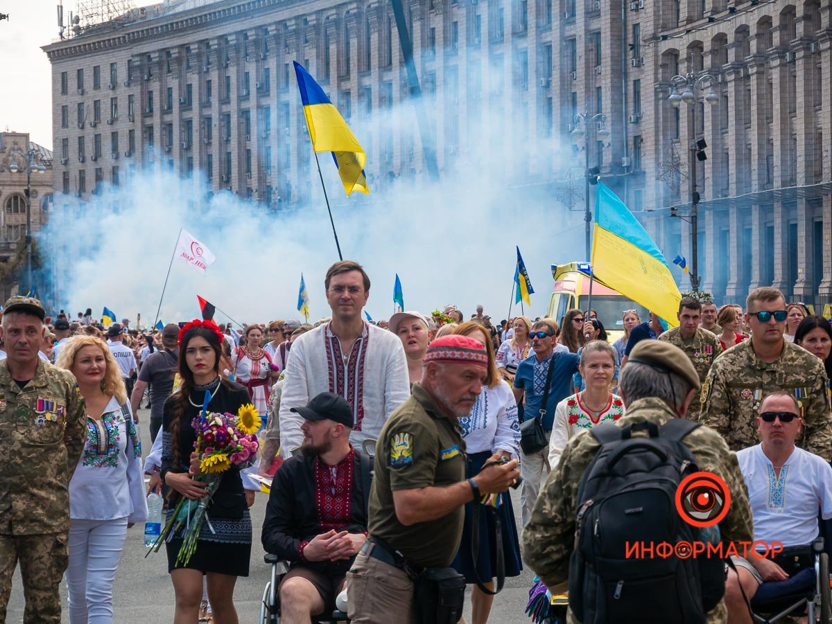 У Києві пройшов Марш захисників до Дня незалежності України: як це було 2