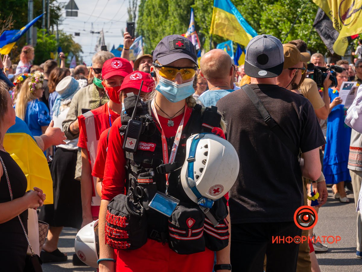 У Києві пройшов Марш захисників до Дня незалежності України: як це було 7