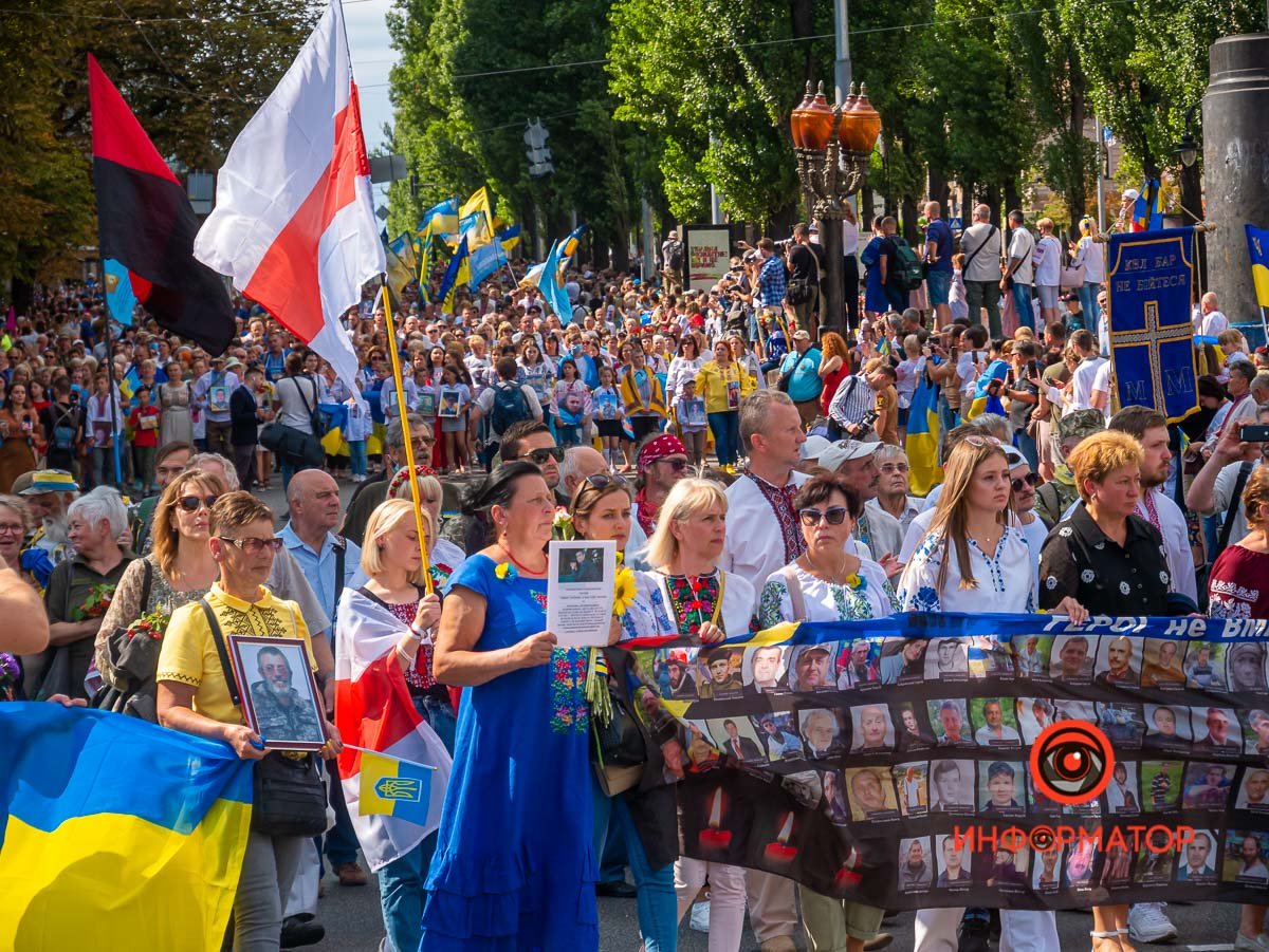 У Києві пройшов Марш захисників до Дня незалежності України: як це було 9