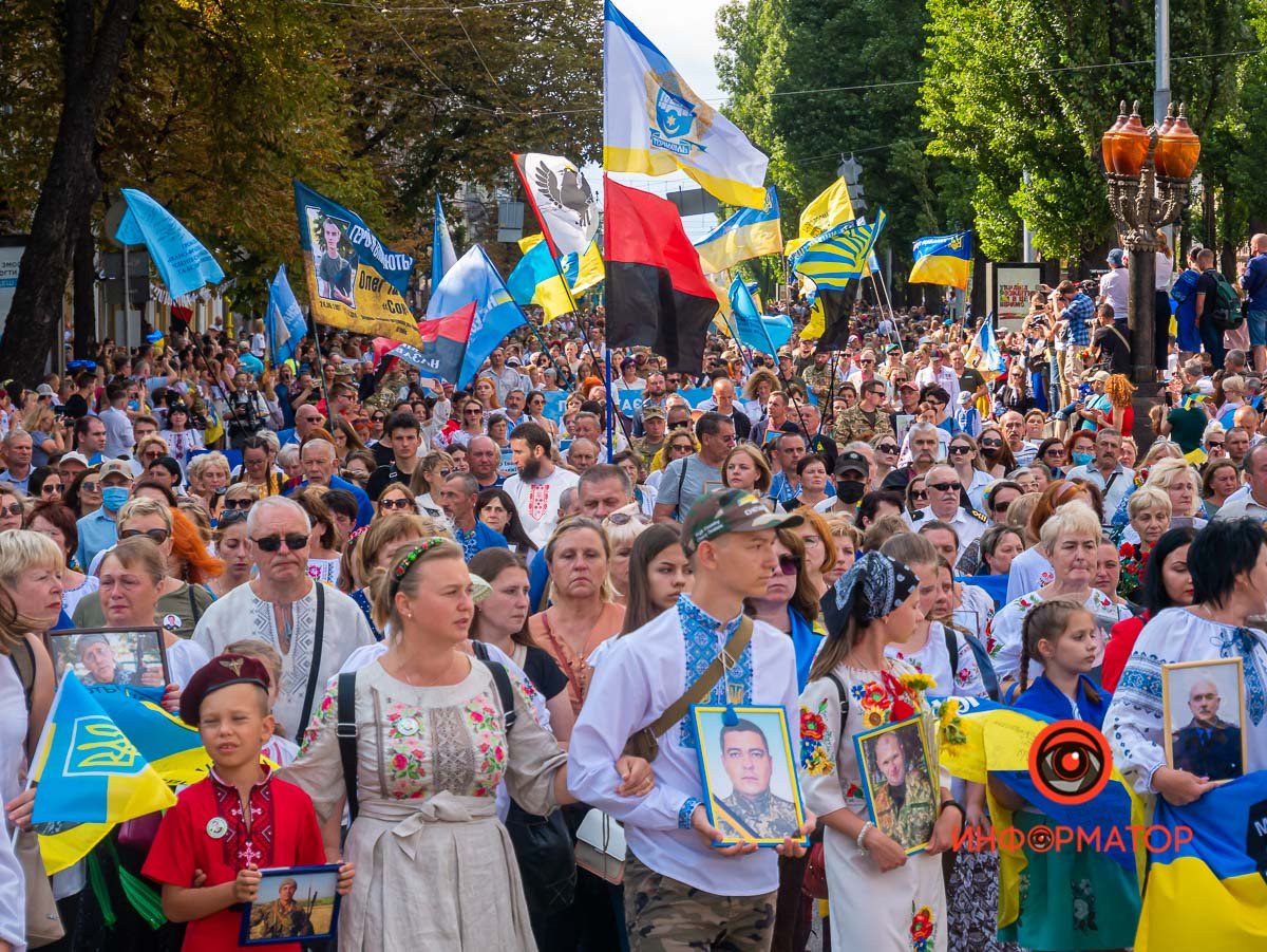 У Києві пройшов Марш захисників до Дня незалежності України: як це було 10
