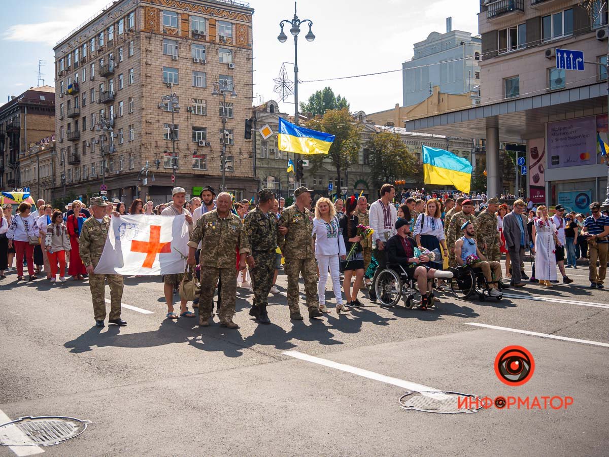 У Києві пройшов Марш захисників до Дня незалежності України: як це було 14