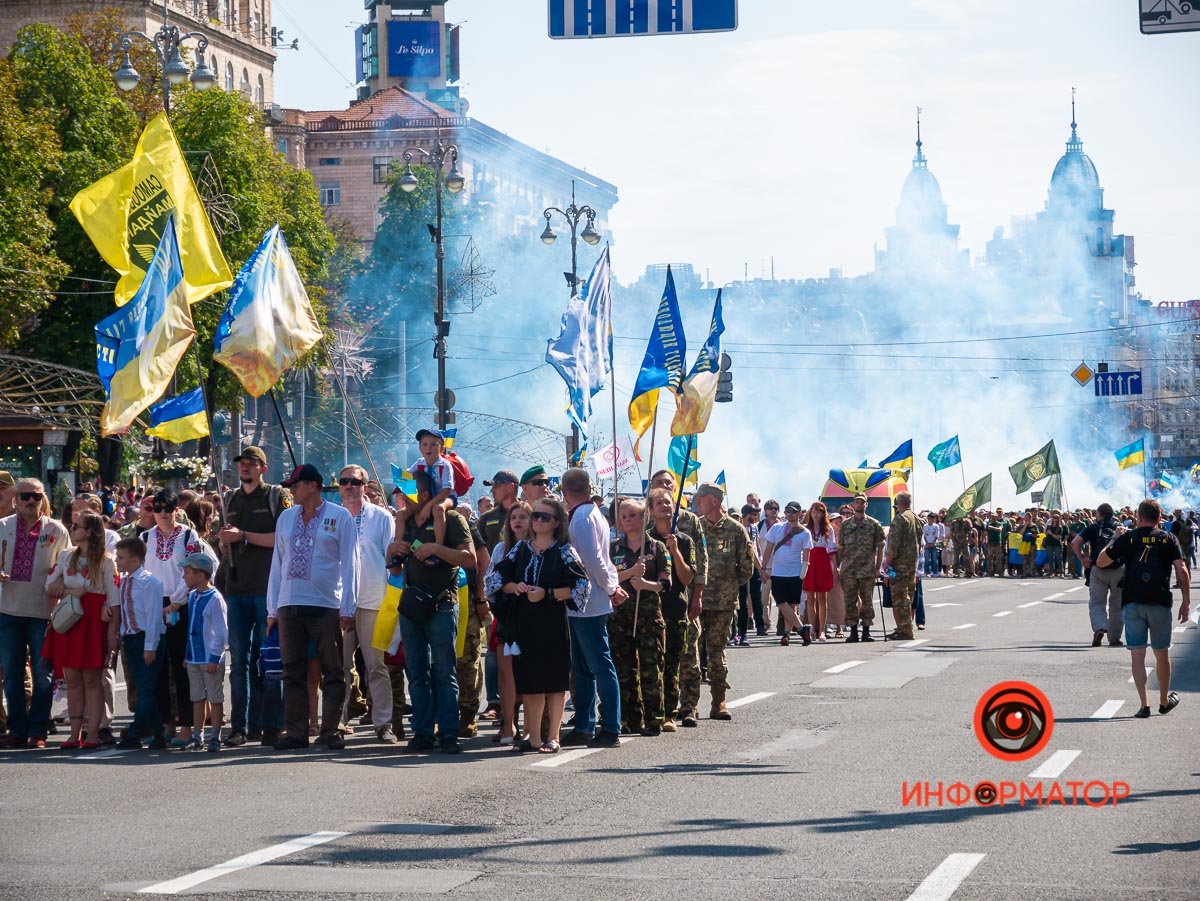 У Києві пройшов Марш захисників до Дня незалежності України: як це було 19