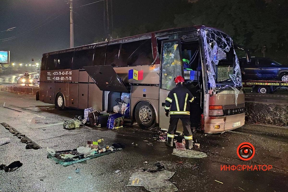 Автобус ехал из Кишинёва в Киев