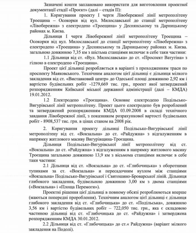 В Киеве откорректируют проекты столичного метро: Кабмин выделил деньги 1