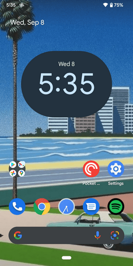 стандартное приложение Часы получило новый дизайн