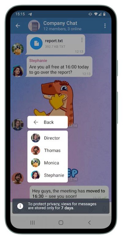 Цветовые темы для чатов, список прочитавших сообщение и интерактивные эмодзи: Telegram выпустил очередное обновление 9