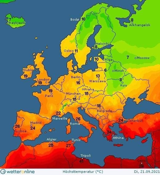 Солнечно на западе и дожди на востоке: погода в Украине на 21 сентября 1