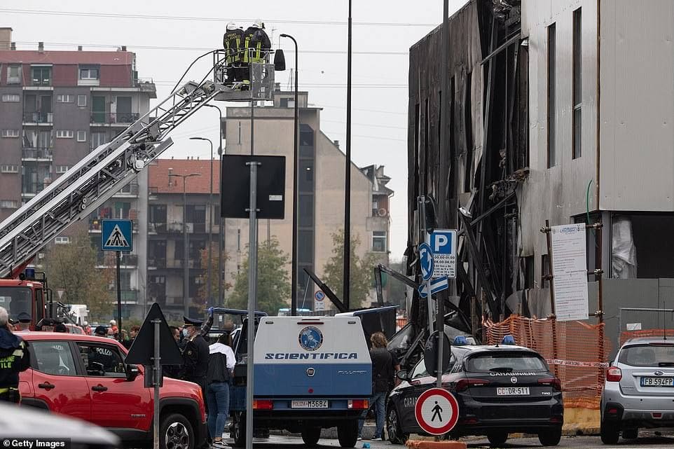 В пригороде Милана частный самолёт врезался в здание: восемь человек погибли 8