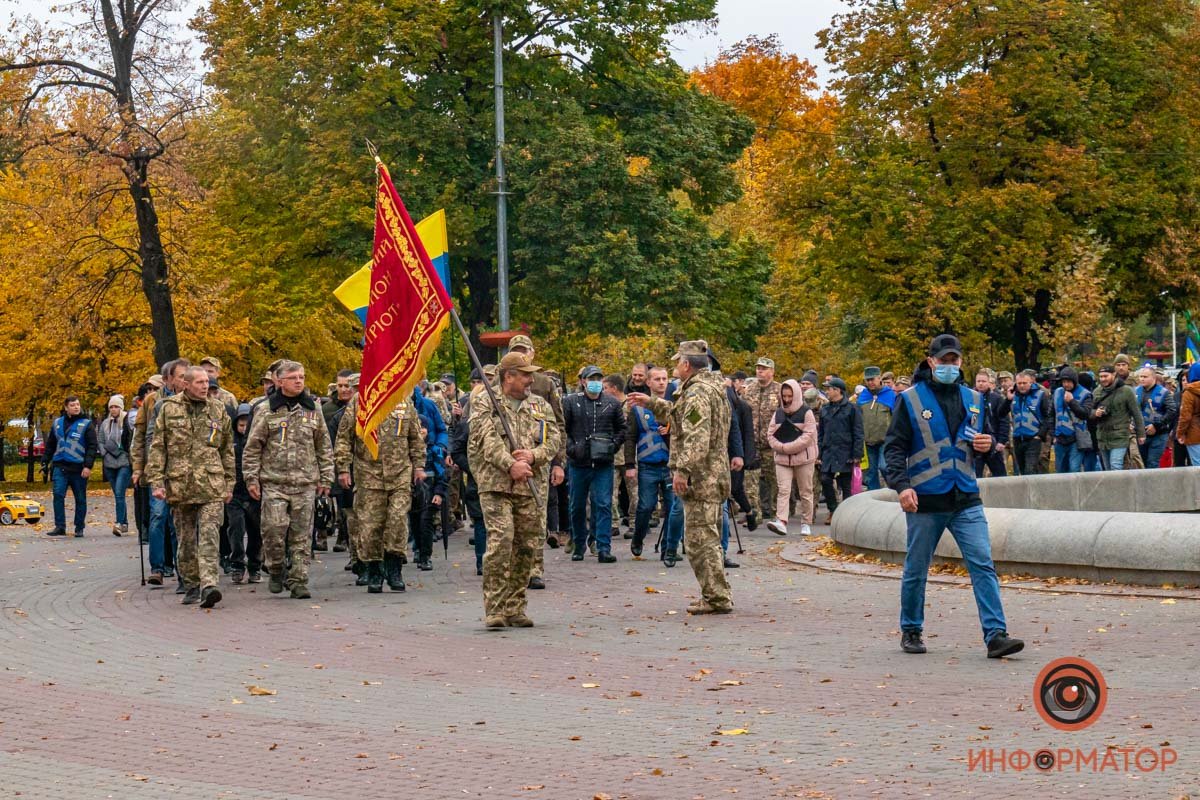 Как прошёл марш Защитников и Защитниц в Днепре 23