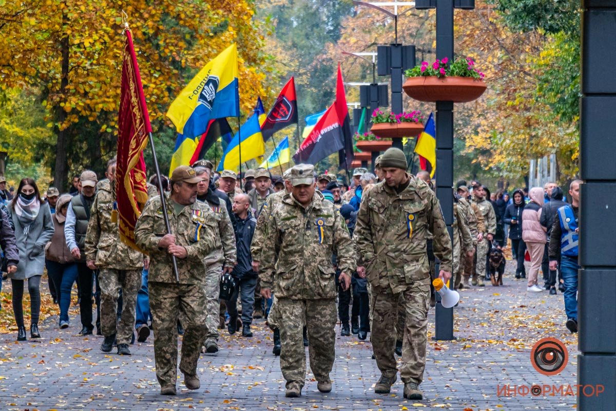 Как прошёл марш Защитников и Защитниц в Днепре 25