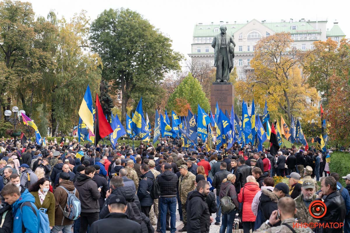 В Киеве прошел многотысячный Марш ко Дню защитников и защитниц Украины: как это было 19
