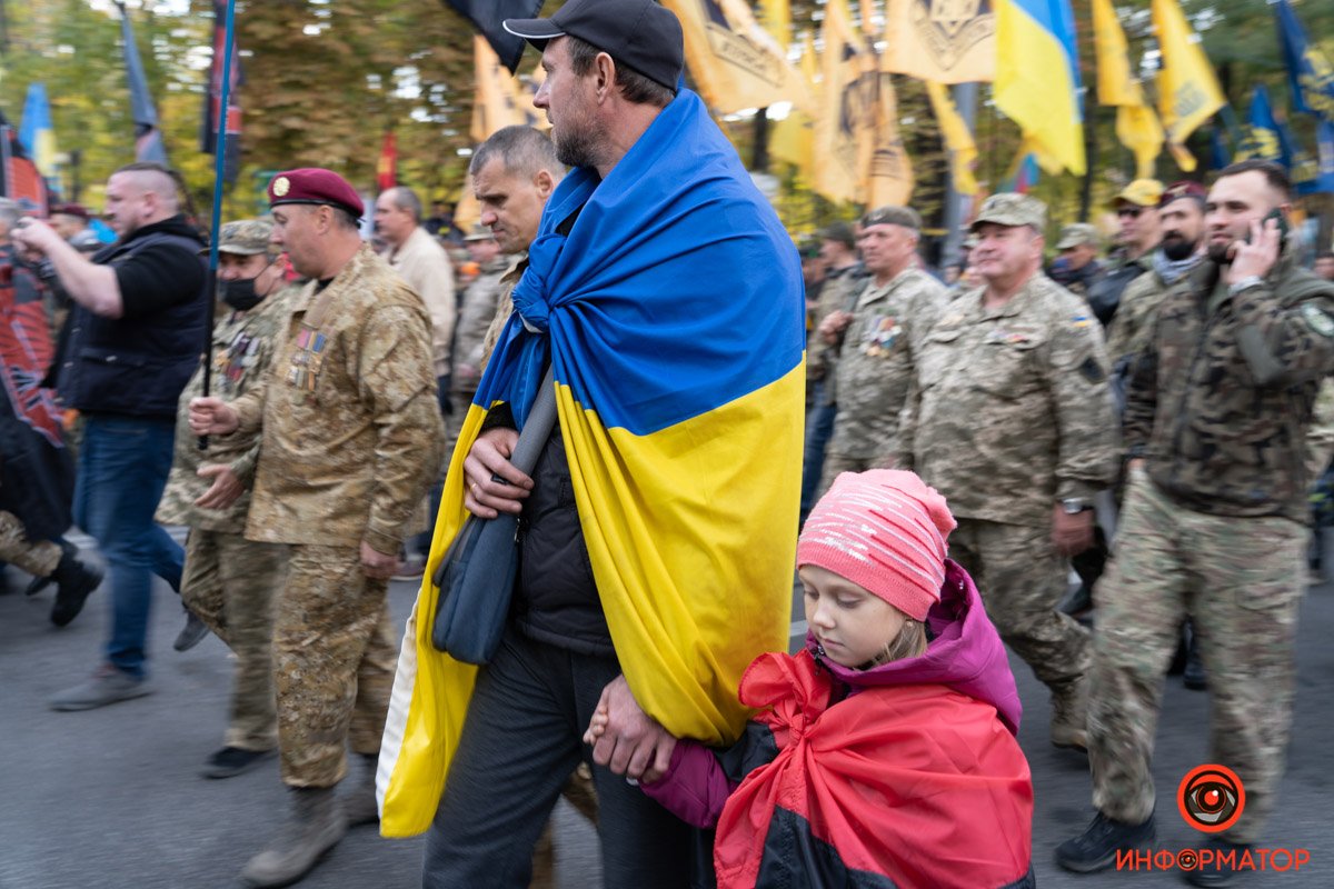 В Киеве прошел многотысячный Марш ко Дню защитников и защитниц Украины: как это было 36