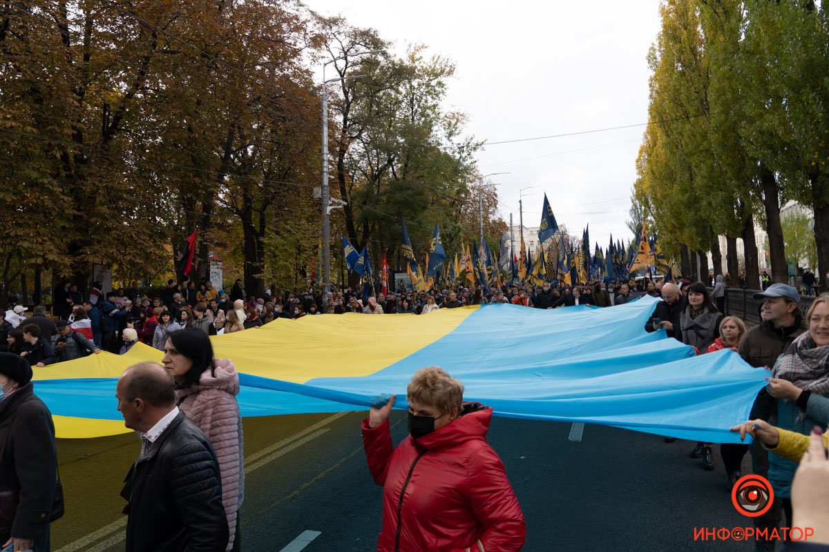 В Киеве прошел многотысячный Марш ко Дню защитников и защитниц Украины: как это было 41
