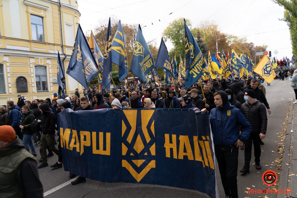 В Киеве прошел многотысячный Марш ко Дню защитников и защитниц Украины: как это было 48
