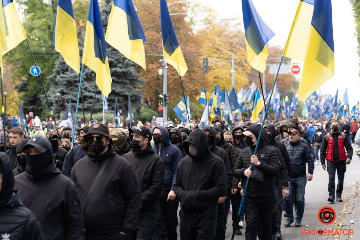 В Киеве прошел многотысячный Марш ко Дню защитников и защитниц Украины: как это было 50