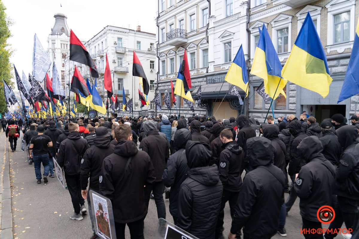 В Киеве прошел многотысячный Марш ко Дню защитников и защитниц Украины: как это было 56