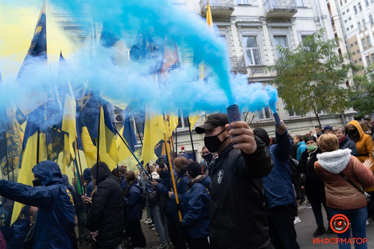 В Киеве прошел многотысячный Марш ко Дню защитников и защитниц Украины: как это было 57