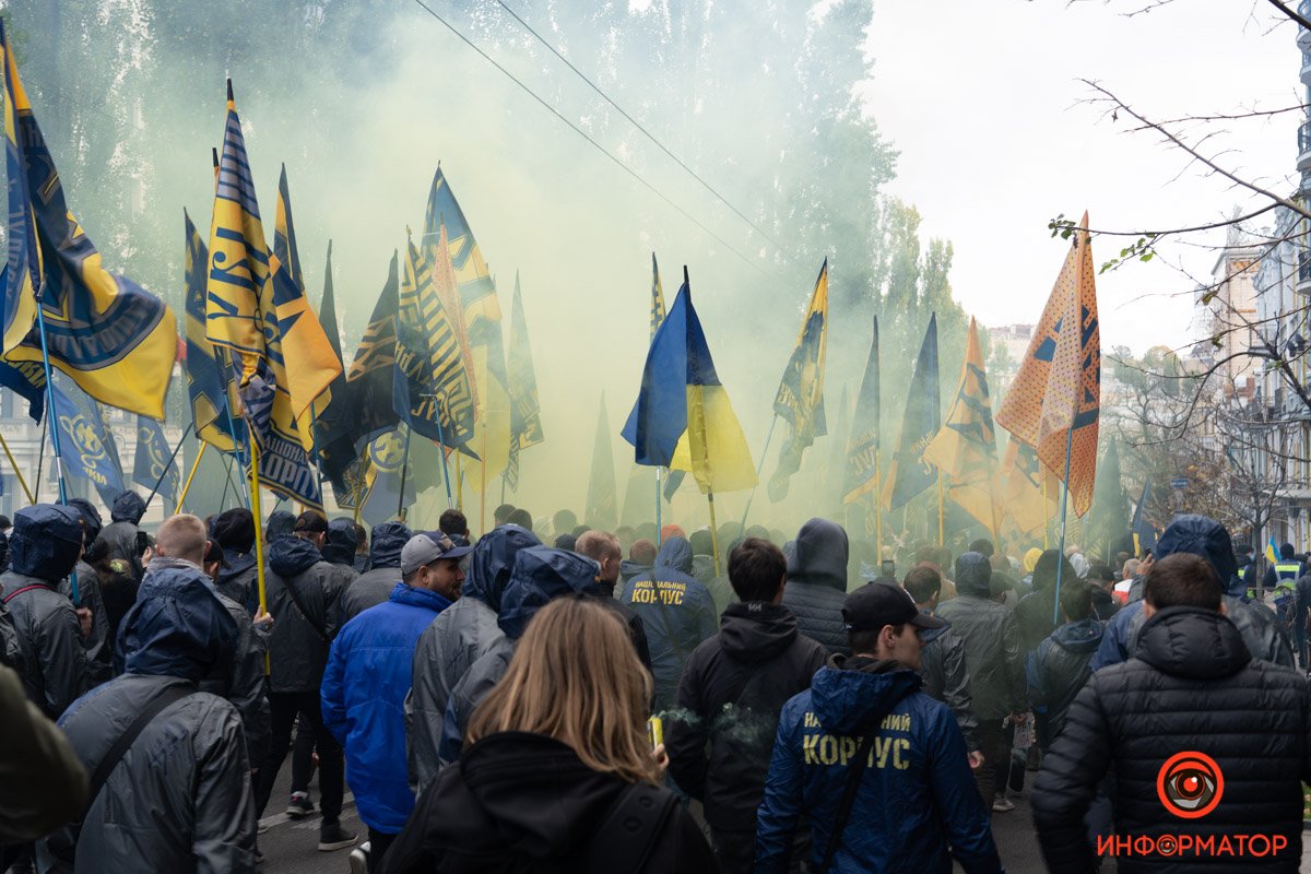В Киеве прошел многотысячный Марш ко Дню защитников и защитниц Украины: как это было 58