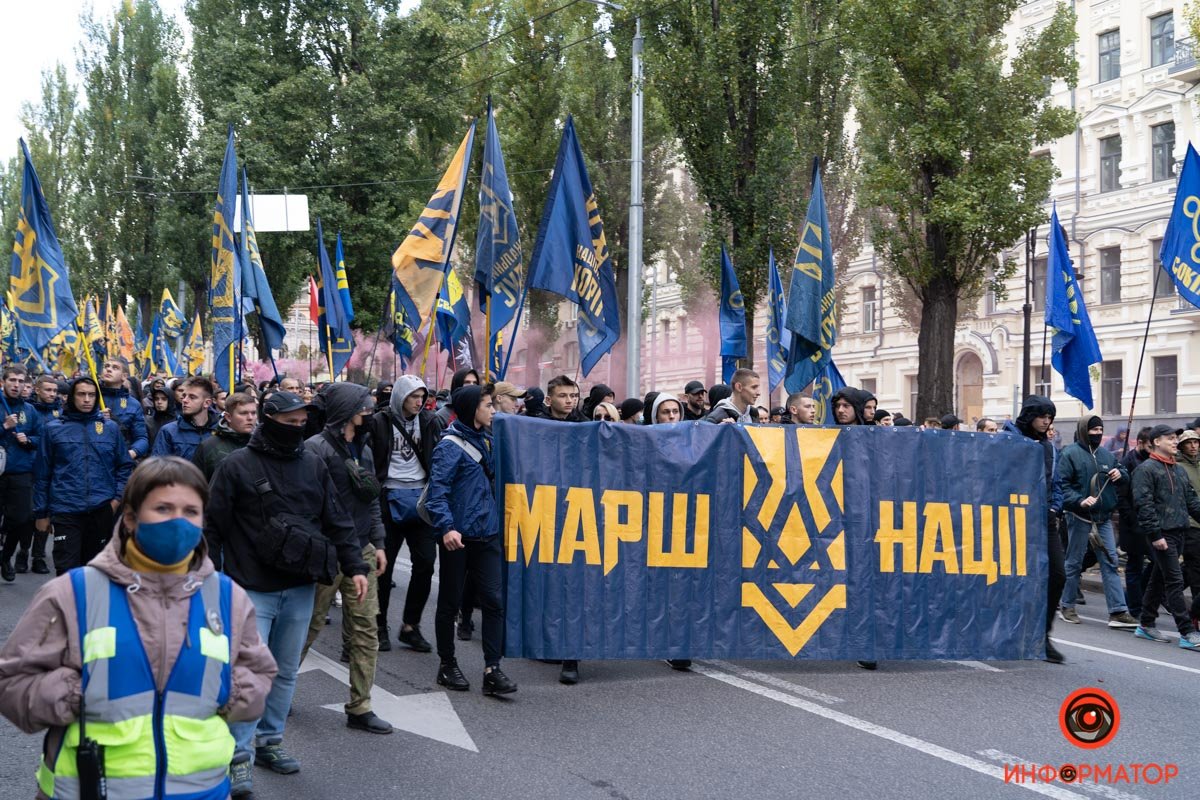 В Киеве прошел многотысячный Марш ко Дню защитников и защитниц Украины: как это было 60