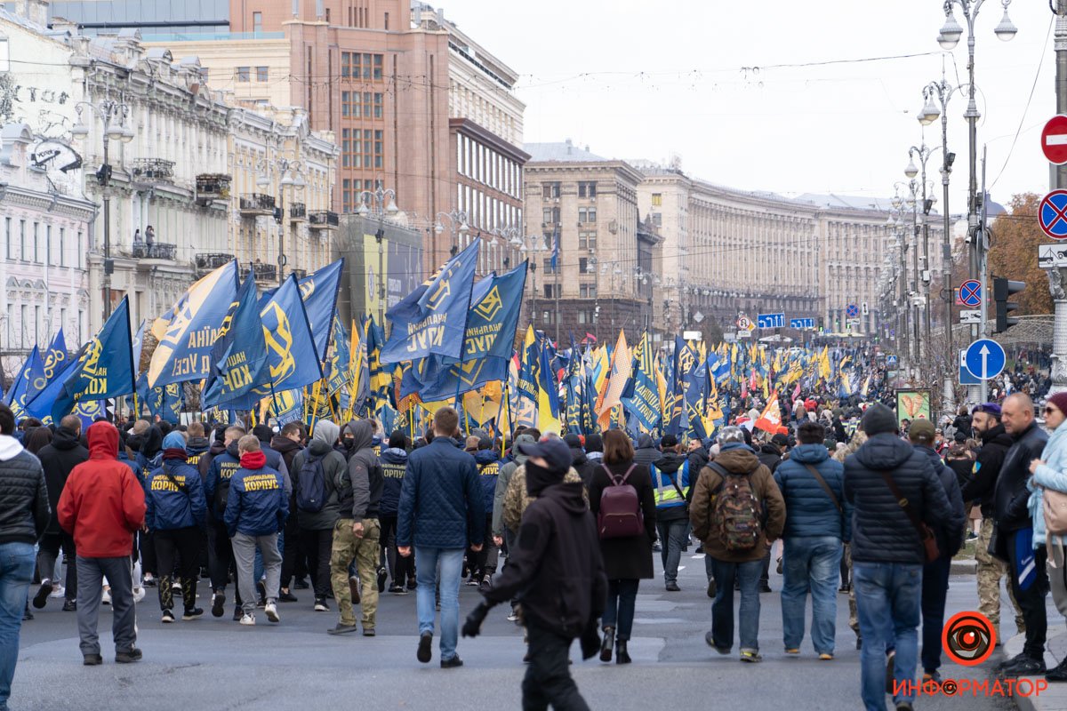 В Киеве прошел многотысячный Марш ко Дню защитников и защитниц Украины: как это было 62