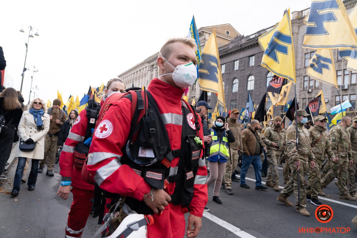 В Киеве прошел многотысячный Марш ко Дню защитников и защитниц Украины: как это было 72