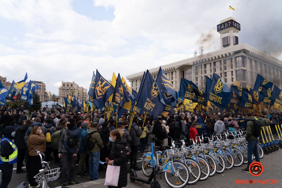 В Киеве прошел многотысячный Марш ко Дню защитников и защитниц Украины: как это было 89