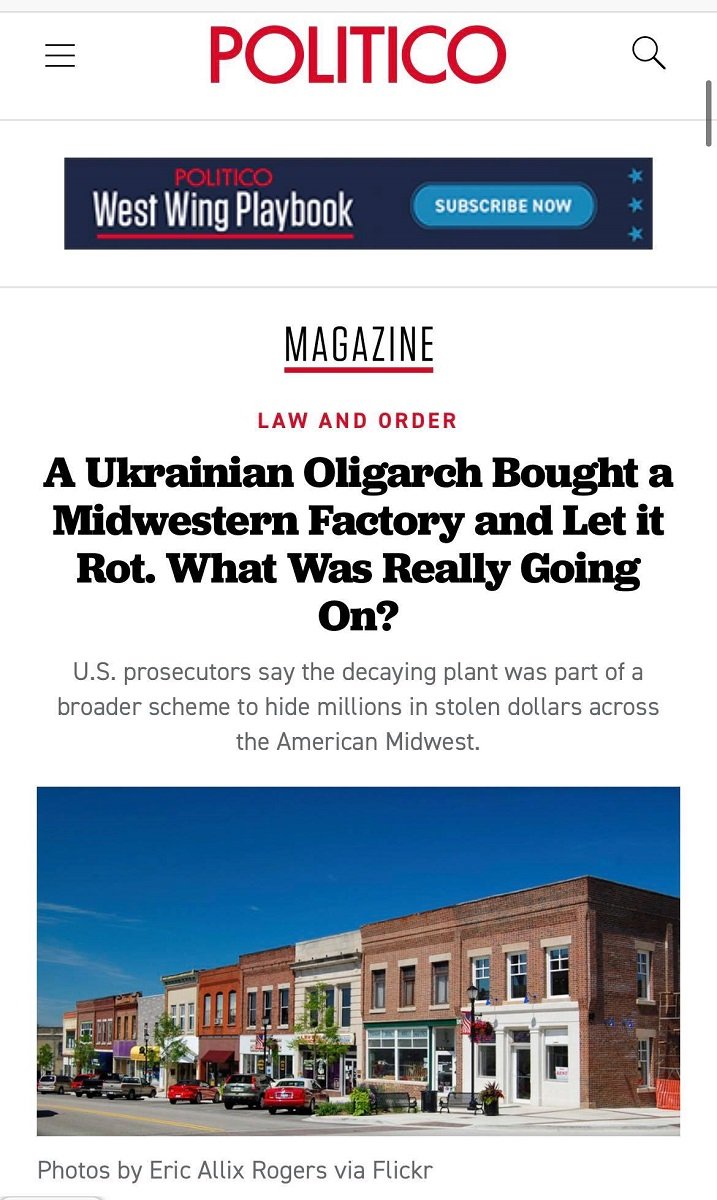 В США журналист-расследователь опубликовал новый материал о действиях Коломойского в Штатах 1