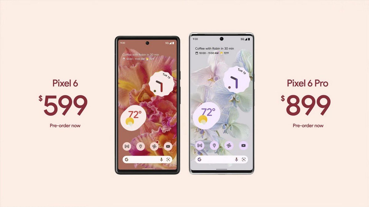Pixel 6 и Pixel 6 Pro Pixel 6 и Pixel 6 Pro