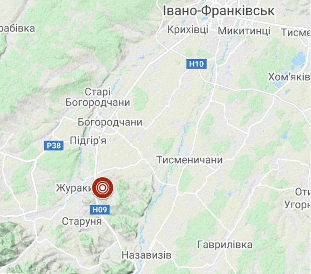 В Ивано-Франковской области снова произошло землетрясение 1