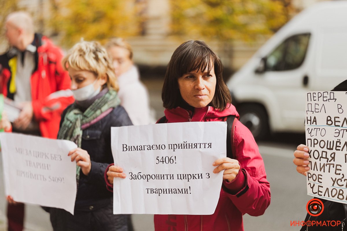 У Києві зоозахисники вийшли під ВР, вимагаючи припинити знущання над тваринами в цирках 3