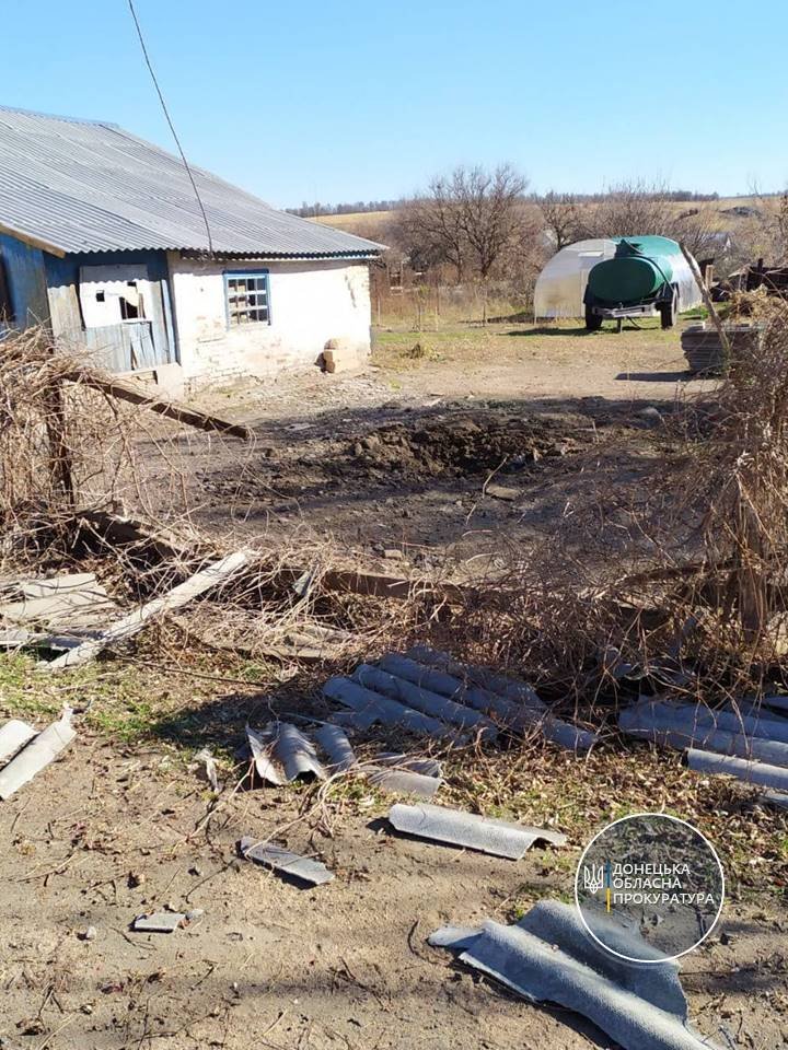 Наёмники РФ обстреливают село Гранитное из миномётов 2