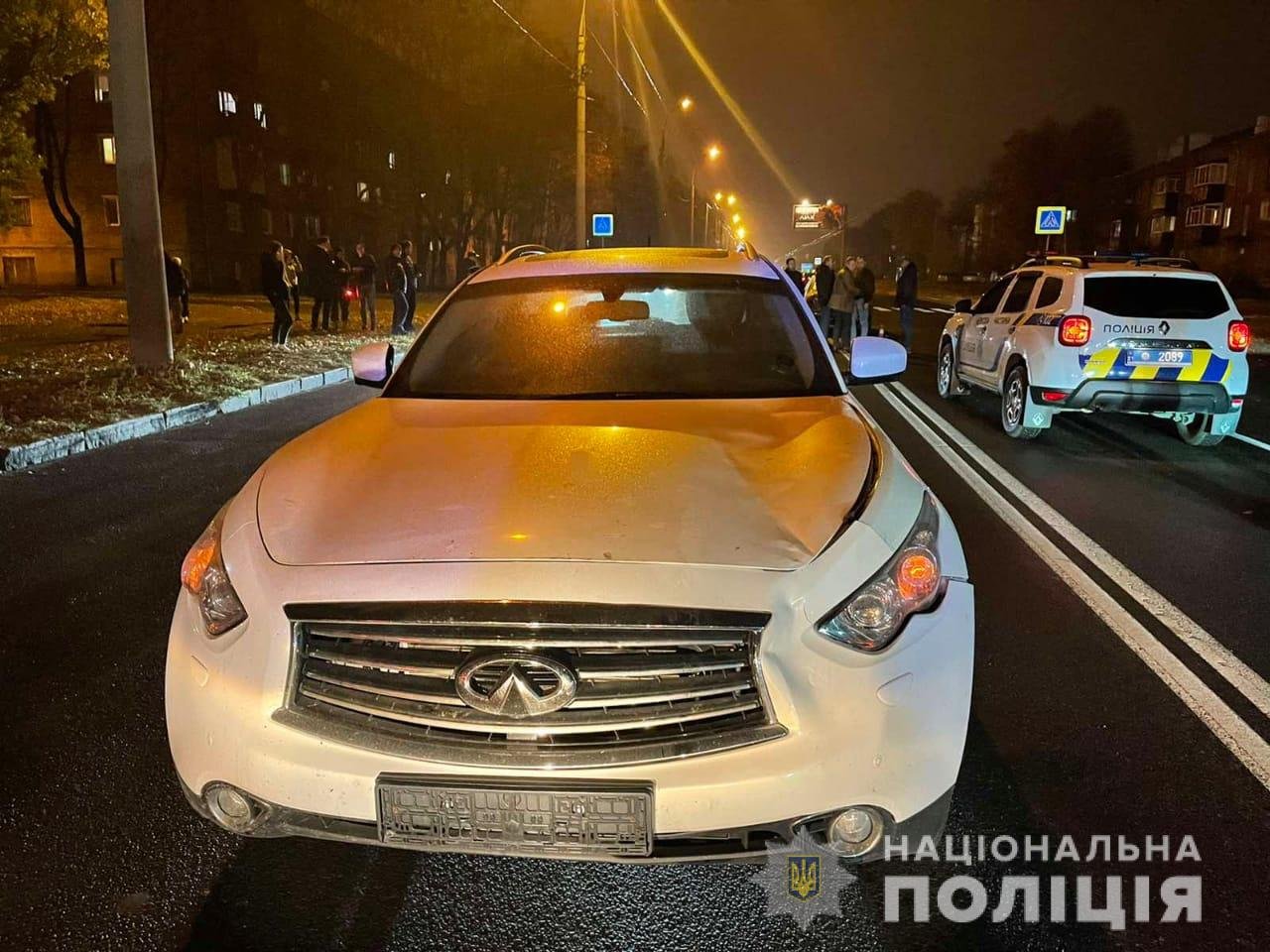 В Харькове девушка за рулём Infiniti насмерть сбила женщину 1