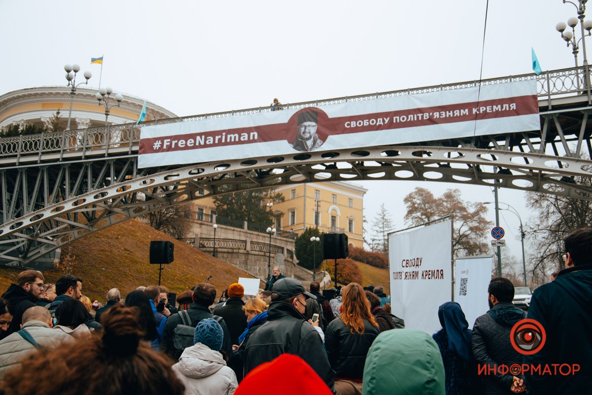 “Свободу політв'язням Кремля”. У Києві провели акцію на підтримку незаконно ув'язнених кримчан 4