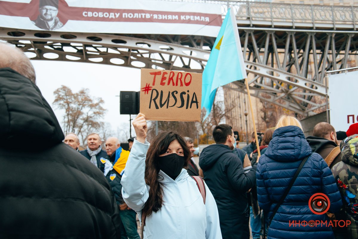 “Свободу політв'язням Кремля”. У Києві провели акцію на підтримку незаконно ув'язнених кримчан 20