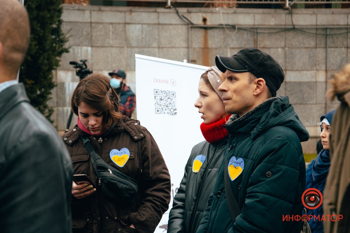 «Свободу политзаключённым Кремля». В Киеве провели акцию в поддержку незаконно заключённых крымчан 22