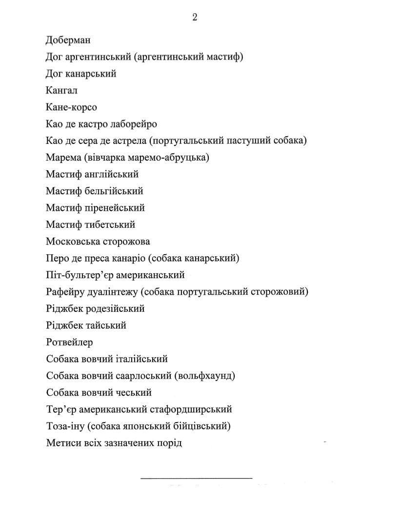 В Украине появился список опасных пород собак: что должны знать хозяева 2