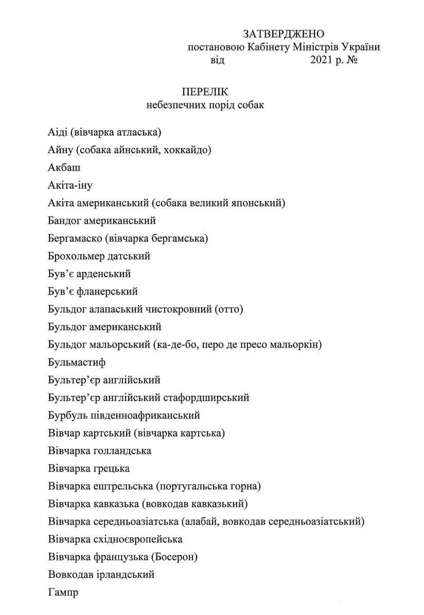В Украине появился список опасных пород собак: что должны знать хозяева 1