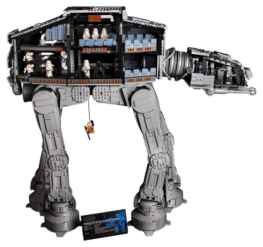Lego представила робота AT-AT из «Звёздных войн» на почти 7 тысяч деталей 2