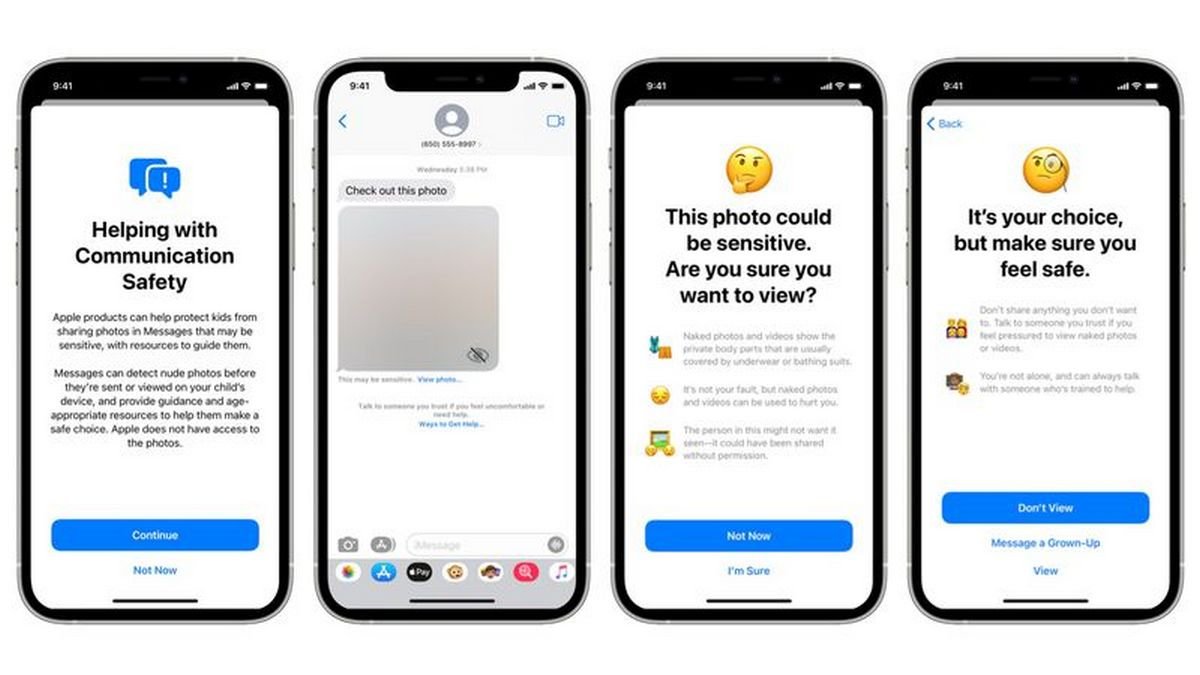 Apple будет "размывать" эротические фотографии на смартфонах детей Apple будет "размывать" эротические фотографии на смартфонах детей
