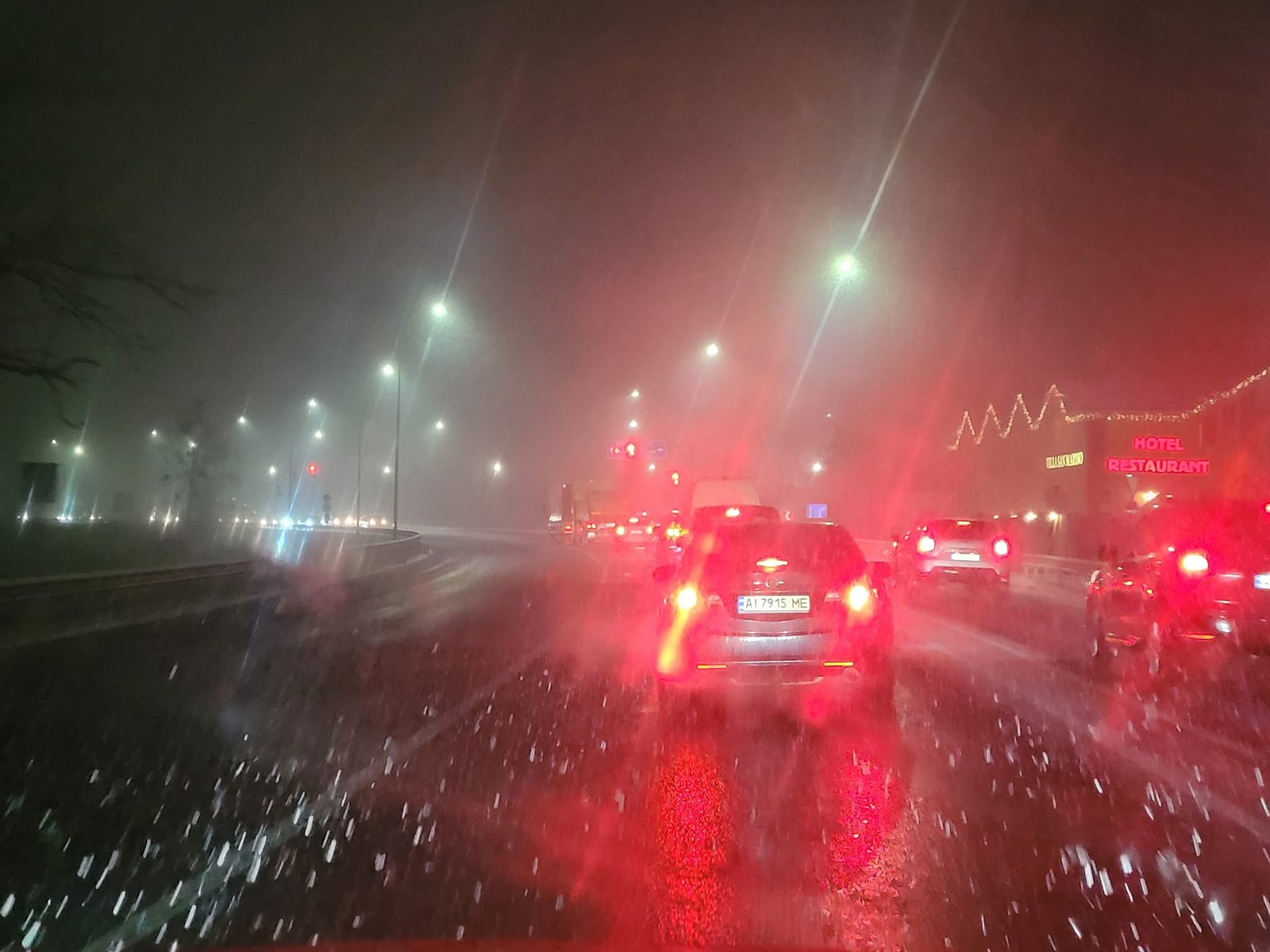 В Киеве выпал первый снег 3