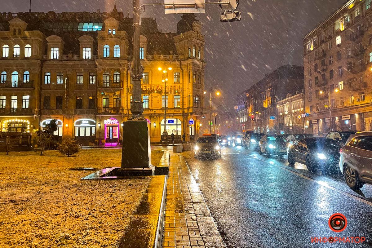 Первый снег в Киеве: фото и видео с улиц столицы 15