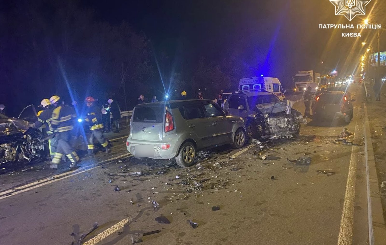 У Києві п'яний водій влаштував масову ДТП: є постраждалі 1