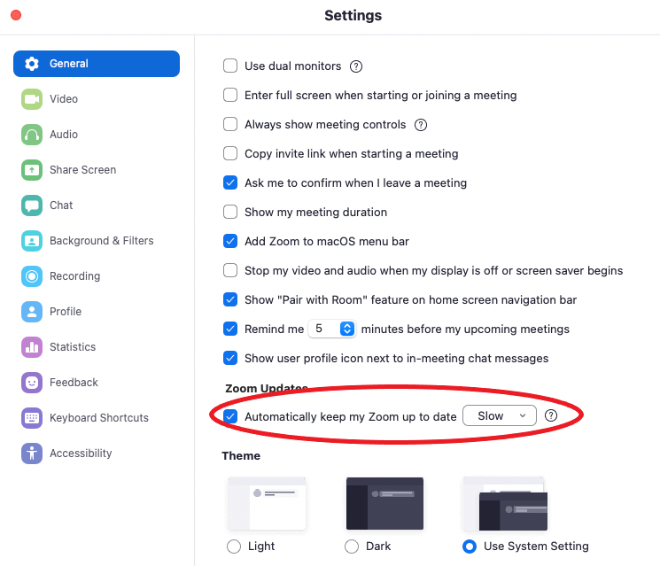 В Zoom появились автоматические обновления В Zoom появились автоматические обновления